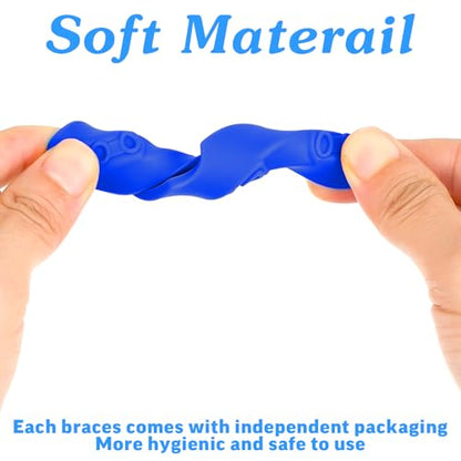 Frienda 50 Pcs Youth Football Mouth Guards Bulk Mouthpiece - color: Blue