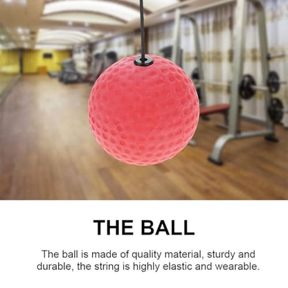 Agatige Boxing Reflex Ball Set, Boxing Training Ball Adult Punch Exercise Ball Boxing Equipment with Elastic Head Band, Varying, Strings for Beginner Proficiency Improvement - size: E305-H04