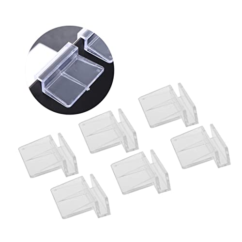 10pcs Fish Tank Cover Support Bracket for Aquariums Plastic Frame for Fish Tank Lid Installation