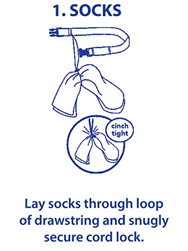 with Sock Snare, Premium Grey Laundering Strap, Package of 2 - color: Grey, size: 2 Straps