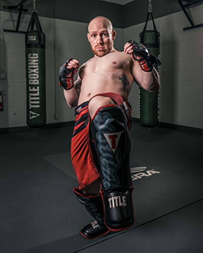 TITLE Boxing Muay Thai Pao Shin/Instep Guards V2 - Muay Thai Shin Guards, Shin Guards, Mma Shin Guards, Kickboxing Shin Guards, Shin Pads, Shin Guards Mma, Martial Arts Shin Guards, Muay Thai Shin Pad - size: X-Large