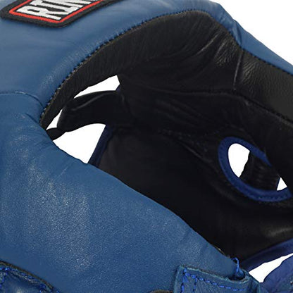 Ringside Competition Boxing Muay Thai MMA Sparring Head Protection Headgear Without Cheeks - color: Black, size: Medium