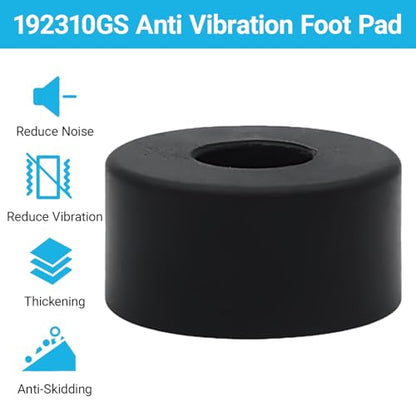 4PCS 192310GS Anti Vibration Rubber Feet Pads Bumper for Air Compressors, Generators Pressure Washers –Isolation Mounts Compatible with Coleman Powermate 094-0026 Sanborn E106661, Husky Fini D091007