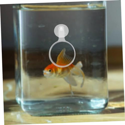 Garneck Fish Tank Glass for Detailed Observation of Small Animals and Plants Easy Installation Cup Viewer for Aquariums and Landscapes
