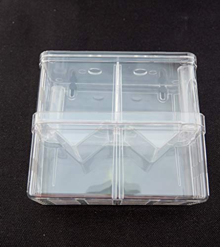 Aquarium Fish Breeder Box for Hatchery, Isolator, Injured Fish, Shrimp Clownfish (BX-005) - size: BX-005