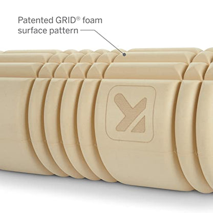 TRIGGERPOINT Performance Therapy Grid Patented Multi-Density Foam Massage Roller (30% Renewable Materials) Exercise,Deep Tissue Muscle-Muscle Pain&Tightness,Improves Circulation (13"),Tan (Pack of 6) - color: Tan, size: 13 Inch (Pack of 6)