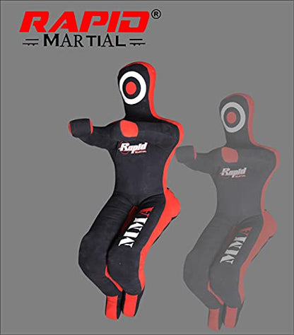 MMA Grappling Dummy BJJ Jiu Jitsu Wrestling Judo Youth Throwing Boxing Training Dummies- (Sitting 6 FT/ 72 in) - UNFILLED…