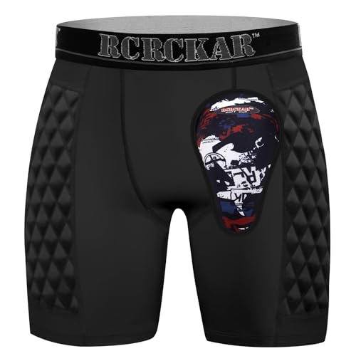 Baseball Sliding Shorts Protective Athletic Compression Underwear w/Cup Baseball Football Lacrosse - color: Black Grey, size: Small