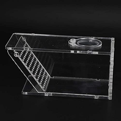 Acrylic Aquarium Crab Trap Fish Tank Shrimp Snail Catcher One Way Valve Box
