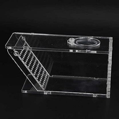 Acrylic Aquarium Crab Trap Fish Tank Shrimp Snail Catcher One Way Valve Box
