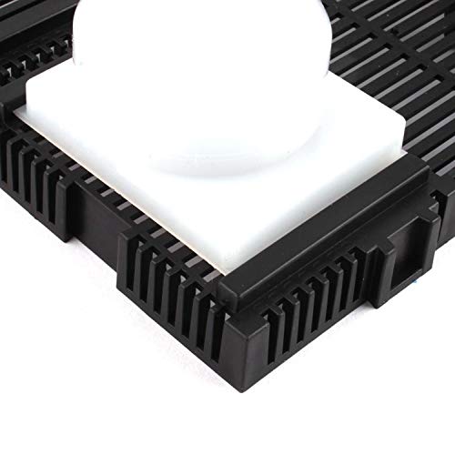 XMHF 16Pcs Aquarium Fish Tank Plastic Bottom Under Gravel Filter Board Plate