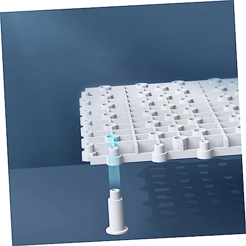 BESPORTBLE 1set Fish Tank Divider Plastic Grid Isolation Board for Aquarium Bottom Support Feet Easy Installation for Separating Fish and Projects