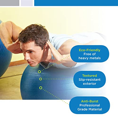 bintiva Exercise Ball - color: Black, size: S (50-55cm)