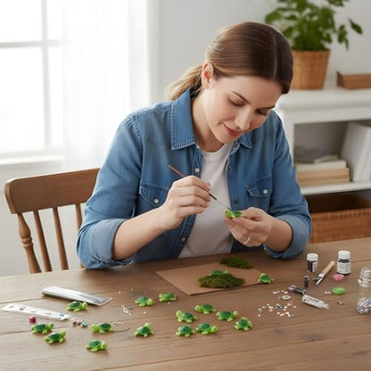 60PCS Miniature Turtles,Green Tiny Turtle Figurines,Mini Turtle Decor,Cute Miniature Sea Turtles Figurines,Tiny Ocean Tortoise Statues for Garden Fairy Micro Landscape Plant Cake Toppers DIY Crafts