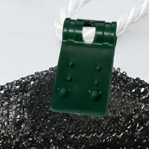 Fabric Shade Clips - Mesh Grippers, 10 Pieces Netting Fasteners For Garden Support, Clamps With Locking Teeth, Yardware, Fixed Pegs For Greenhouse, Patio And Flower Bed