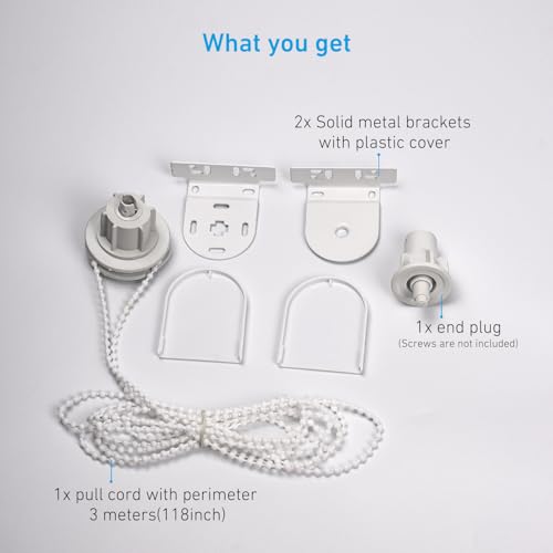 1 1/2 inch (38mm) Tube Clutch Replacement Kit for Roller Shades - Complete Repair Set with Metal Bracket, Clutch Mechanism & End Plug - Fits 1.5" OD (Outer Diameter) Tubes Only - style: 38mm Metal Bracket