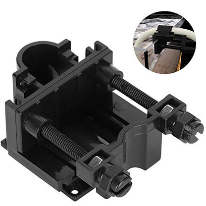 2Pcs Multifunction Fixed Clamp, Aquarium Water Tube Clip Hook Controller, Fish Tank Accessories Organizer with Screws and Nuts, Acrylic Adjustable Clamp for Aquarium Pipes and Wire