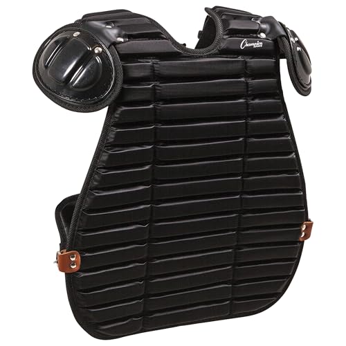 Champion Sports Umpire Chest Protector - style: Plastic Shield Pro Model Umpire Chest Protector