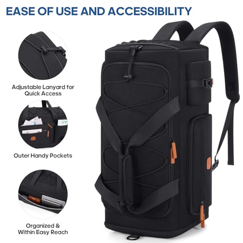 Gym Bag for Men and Women with Shoe & Laptop Compartment Sport Duffle Bag