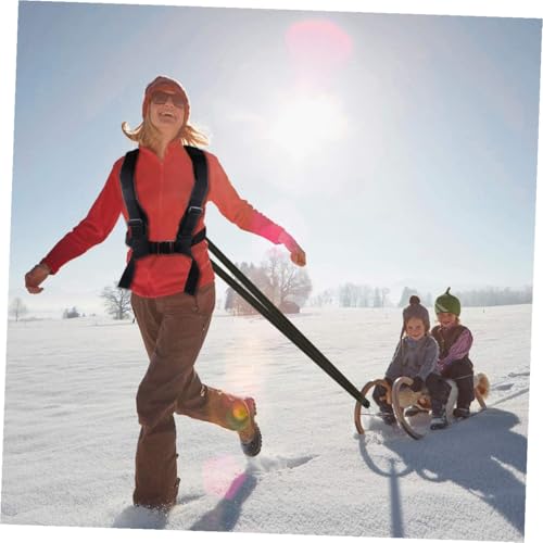 Abaodam Resistance Sled Pull Belt, Load-Bearing Harness Multifunctional