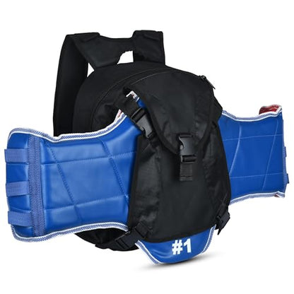 MACS Martial Arts Bagpack For Karate, Taekwondo - Aditional Pocket - Multipurpose Sports Bagpack (Without Chest-Guard)