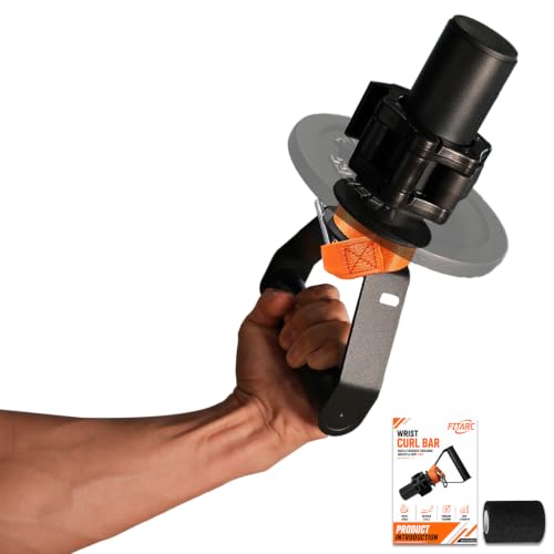 Fitarc Forearm Wrist Strengthener Grip Strength Trainer - color: 2" Forearm Crul Bar