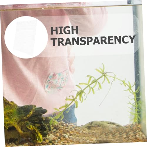 POPETPOP Fish Tank Accessory Clear Acrylic Isolation Board 20x30cm Suction Cup Divider for Aquarium