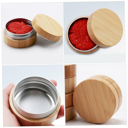 Professional Portable Bait Box with Aluminum Liner Small Fishing Lure Container with Cover for Live Worm Storage Travel-Friendly Soil Worm and Bloodworm Organizer