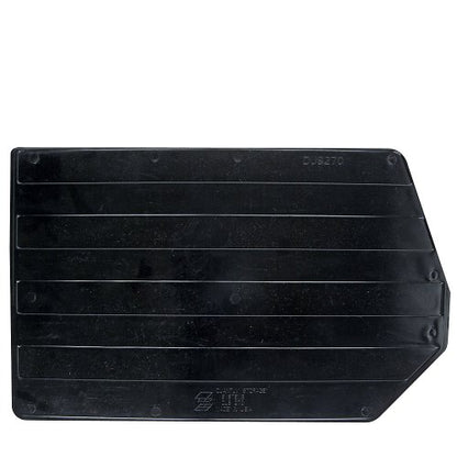 Quantum Divider Ultra Clearview Poly Bins - 17" Dx10-1/4 H