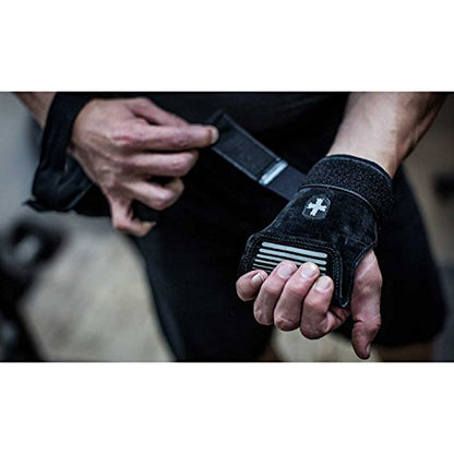 Harbinger Lifting Grips, Black - size: Medium-Large