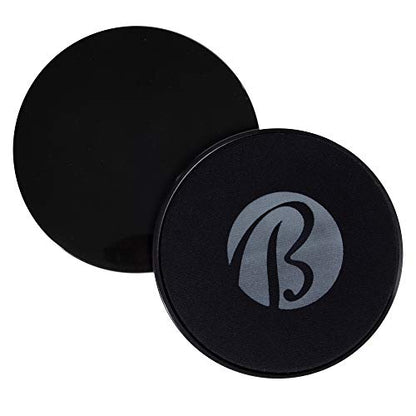 BALLY TOTAL FITNESS Gliding Core Discs, Black