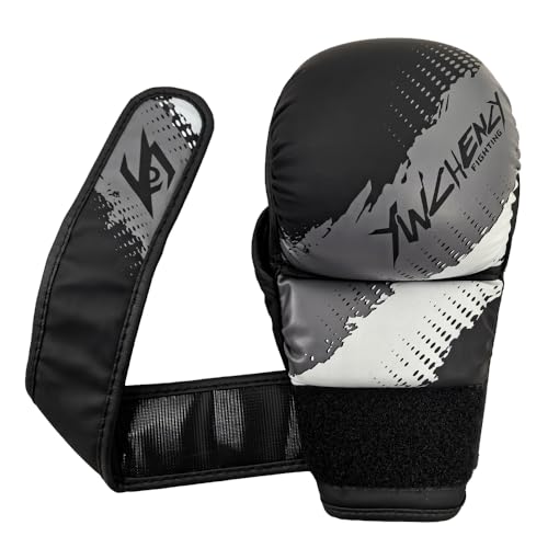 YWChenzy Fighting MMA Sparring Gloves Open Palm Martial Arts Boxing Punching Bag Training Gloves - color: yst2