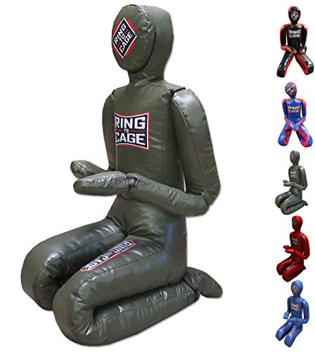 Deluxe MMA Grappling/ Jiu Jitsu/ Ground & Pound Dummy 3.0 - Youth or Adult - color: Adult (Filled)-Marine Green