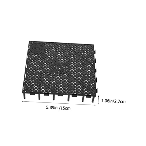 HANABASS 5pcs Aquarium Divider Trays Flexible Grid Divider for Fish Tank Isolation for Fish Prevention Easy to Assemble Bottom Plates