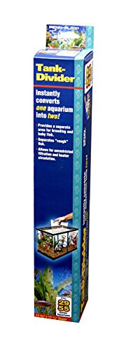 Penn-Plax Aqua Life Tank Divider - Super Size Aquarium Separator - Instantly Converts One Tank into Two, Easy Setup for Fish Breeding, Isolation, Aggression Control & Water Flow 11 3/8 x 17 1/2 Inches