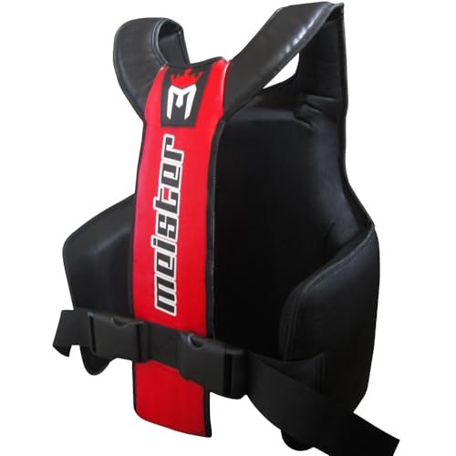 Meister Full Torso Chest Guard w/Gel Padding for MMA, Boxing & Muay Thai