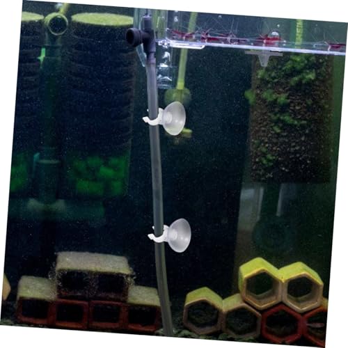 BESPORTBLE 20pcs Transparent Aquarium Cup Tubes Clips Fish Tank Holders Functional Water Tubing Clips for Visibility and Aesthetic Appeal