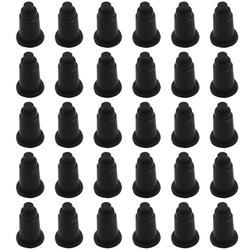 ZCZQC 30PCS Black Support Stand Fish Tank Heightening Pad Feet Isolation Panel Feet Plastic Grille Partition Support Feet Aquarium Fish Tank Bottom Bracket
