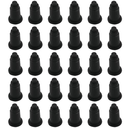 ZCZQC 30PCS Black Support Stand Fish Tank Heightening Pad Feet Isolation Panel Feet Plastic Grille Partition Support Feet Aquarium Fish Tank Bottom Bracket