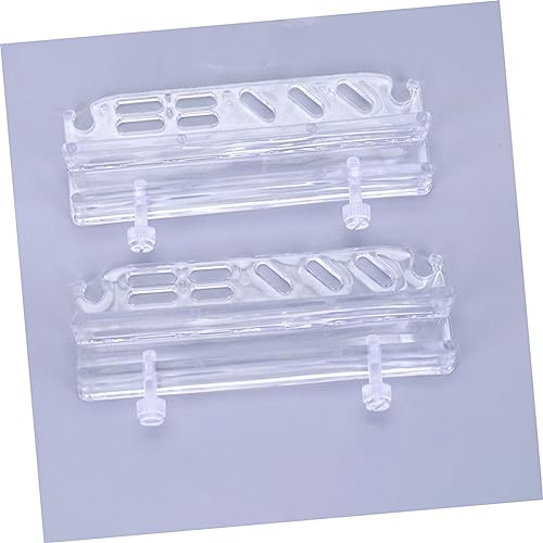 Abaodam Aquarium Tool Holder Acrylic Fish Tank Organizer Rack for Tweezers Scissors Storage for Aquascaping Tools Keeps Your Aquarium Clean
