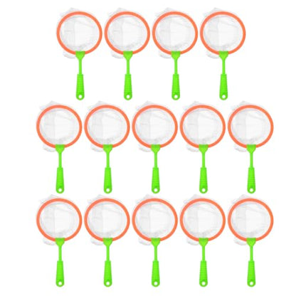 Totority Fishing Net for Kids - 14Pcs Outdoor Mini Catcher Net Set for Nature Exploration and Fish Collecting - Telescopic Plastic Design 8 66X4 72 Inches