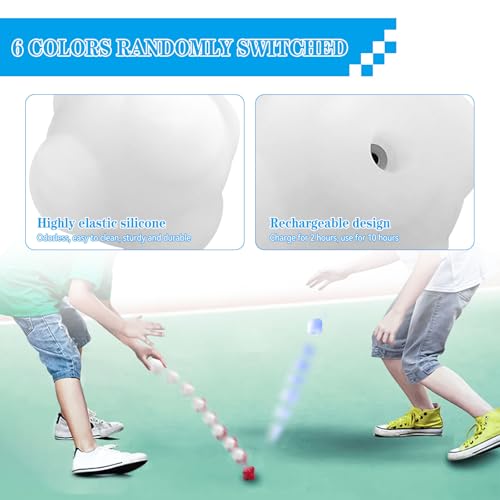 Agility Reaction Balls, Smart Reaction Ball Light Sports Reaction Balls Reflex Ball for Hand Eye Coordination Training, Sports Agility Lights Training Kit (1 Pack)