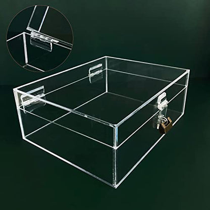 12 Pcs Acrylic Self Adhesive Small Transparent Continuous Hinge Tools for Cabinet Drawer Furniture DIY Display Stand 45x35 mm