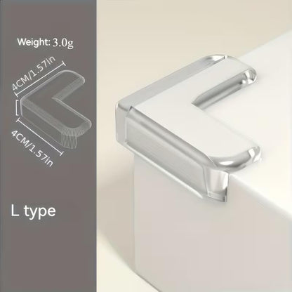 30 Transparent PVC Soft Bumper Corner Guards for Glass Table Edges, Coffee Tables, and Window Protection