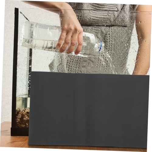 Reptile Terrarium Mat Thick Nonslip Fish Tank Pad for Aquarium Water Absorbent Base Shockproof Bottom Mat Design