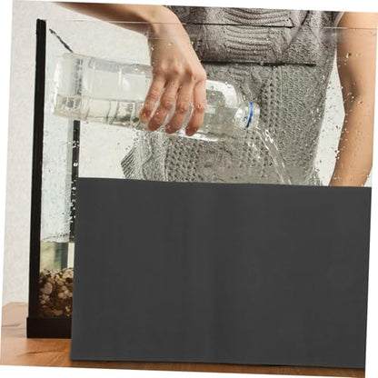 Reptile Terrarium Mat Thick Nonslip Fish Tank Pad for Aquarium Water Absorbent Base Shockproof Bottom Mat Design