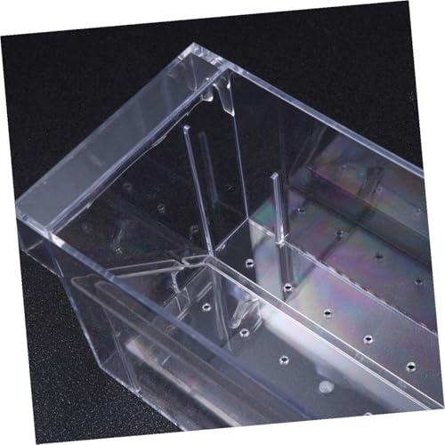 Breeding Box Acrylic Aquarium Fish Tank Isolation Breeder Box Fish Hatching Tank for Betta and Guppy Fry Rearing