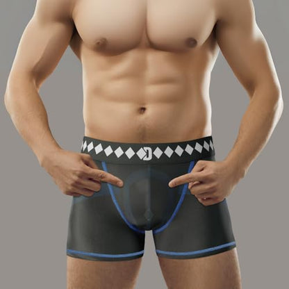 Diamond MMA Compression Jock Short with Built-in Jock Strap & Athletic Cup Groin Protection System - size: Large, style: Adult