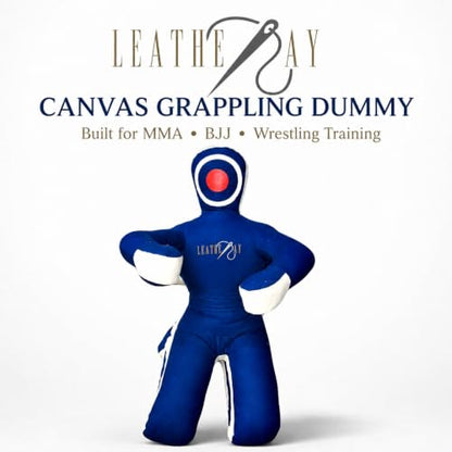 Jiu Jitsu Judo Punching Bag Grappling Dummy Blue -Unfilled - size: 70 inches (6 ft)