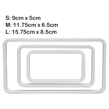 Fish Feeding Portals for Betta & Aquariums | Floating Food Rings & Breathing Windows (Rectangle) (Clear, Bundle)